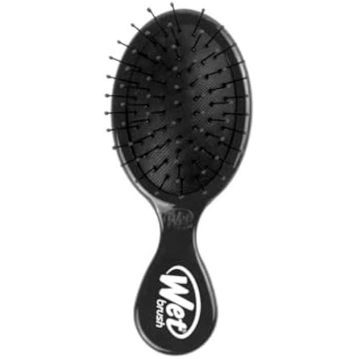 Wet Brush Mini Detangler Hair Brushes - Black - Image 1